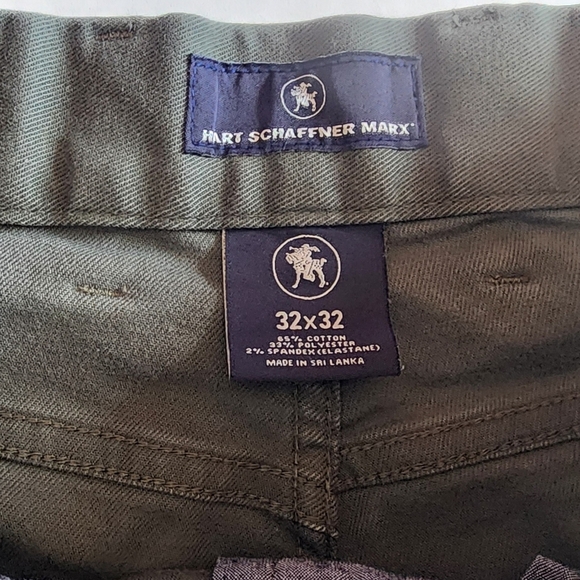 Hart Schaffner Marx Mens Straight Leg Jeans 32 x 32 Green Straight Leg - Picture 3 of 9